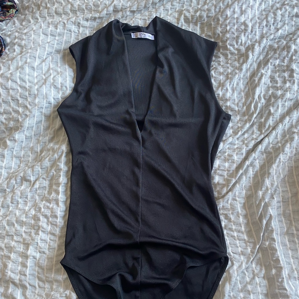 Black Zara bodysuit